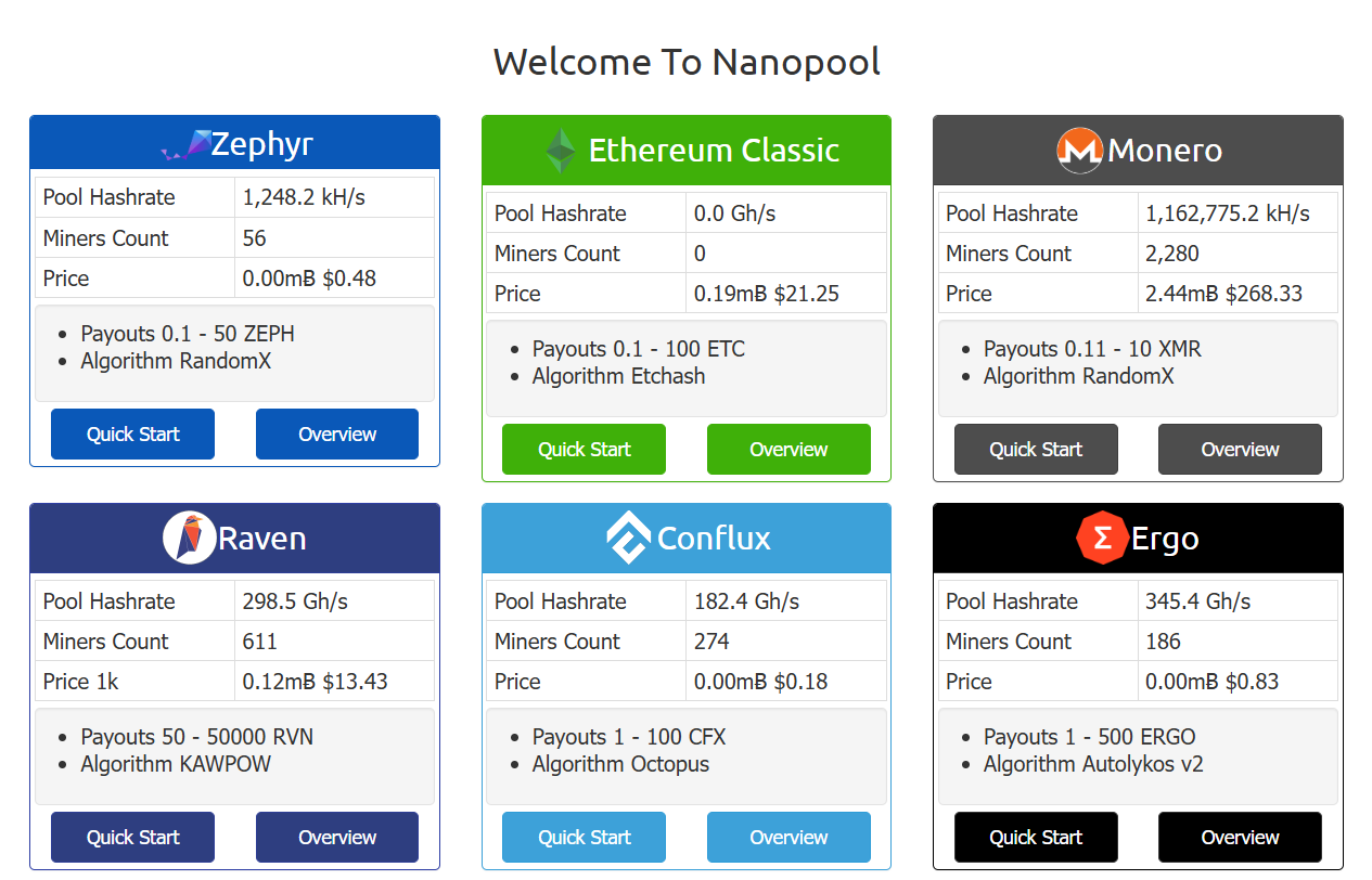Nanopool Nanopool